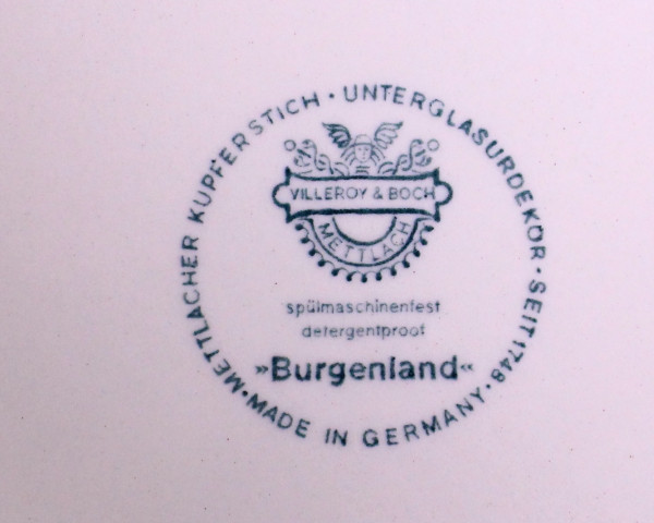 Тарелка Villeroy&Boch Mettlach Burgenland Дерево