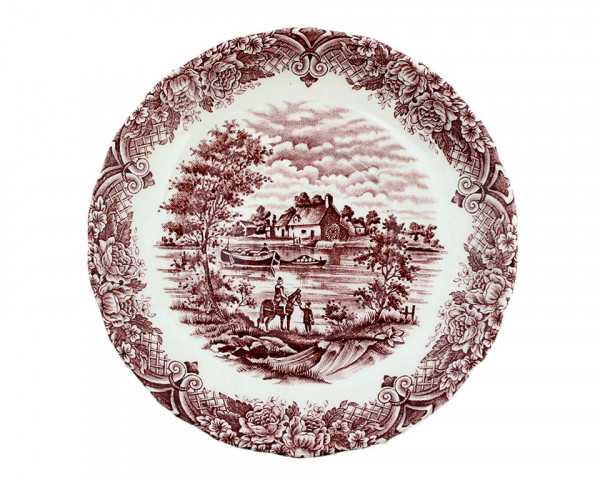 Бульонница с тарелкой W.H.Grindley Homeland
