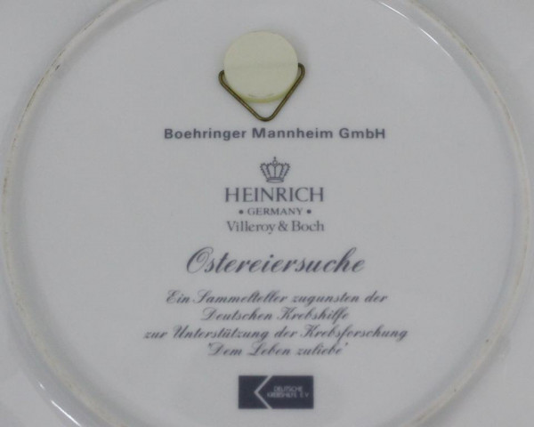 Тарелка декоративная Heinrich Villeroy&Boch Пасха