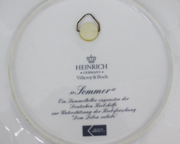 Тарелка декоративная Heinrich Villeroy&Boch Лето