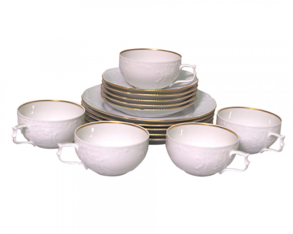 Чайный сервиз на 5 персон Rosenthal Classic Rose. Германия