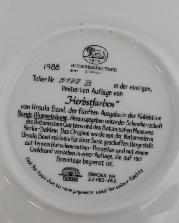 Тарелка декоративная Hutschenreuther Осенние краски