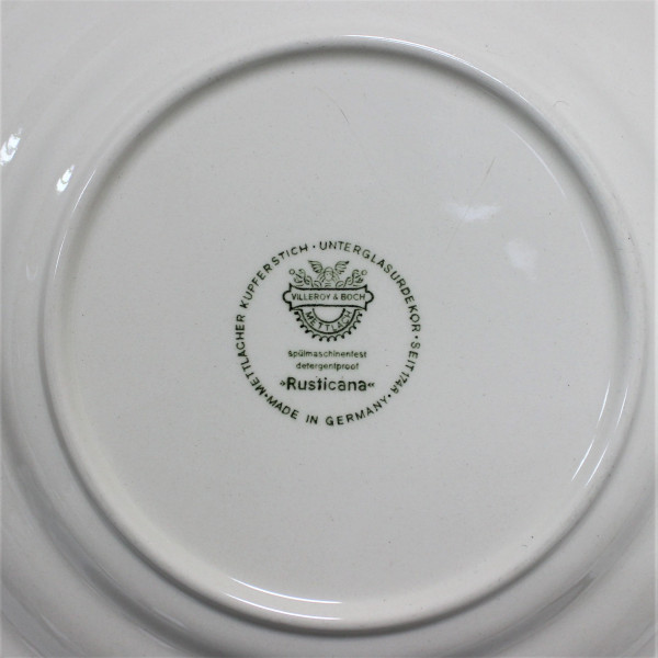 Тарелка десертная Villeroy&Boch Rusticana зелёная