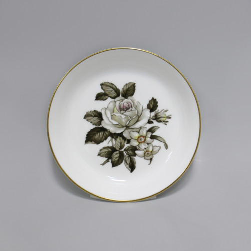 Розетка Royal Worcester серые цветы