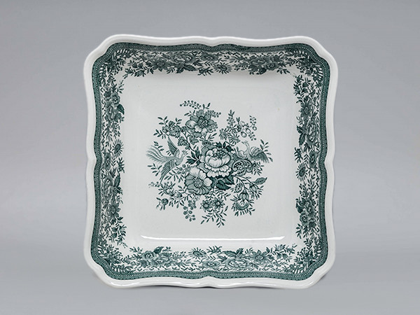 Салатник квадратный большой Villeroy&Boch Fasan зелёный