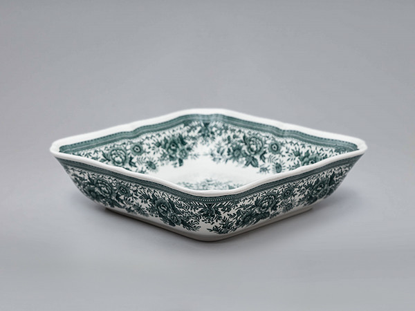 Салатник квадратный большой Villeroy&Boch Fasan зелёный