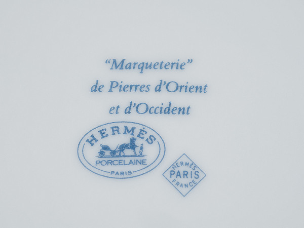 Супница с блюдом Hermes Marqueterie de Pierres d'Orient et d'Occident