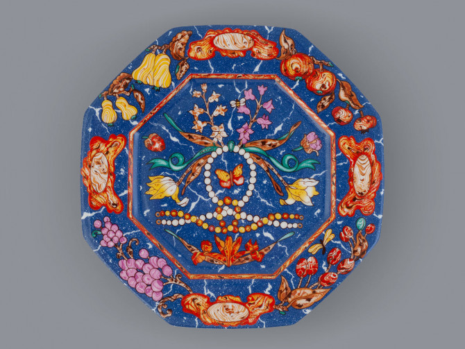 Тарелка пирожковая Hermes Marqueterie de Pierres d'Orient et d'Occident