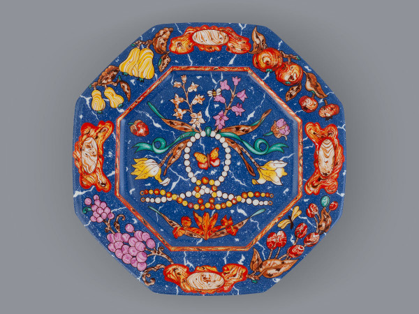 Тарелка пирожковая Hermes Marqueterie de Pierres d'Orient et d'Occident