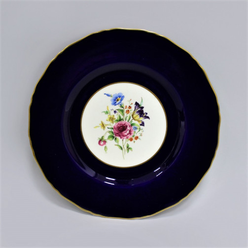 Тарелка Royal Worcester синяя