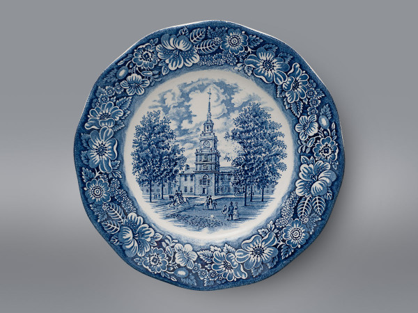 Тарелка столовая Enoch Woods Liberty Blue