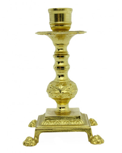 Подсвечник латунный