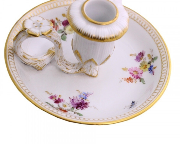 Подсвечник антикварный Meissen Цветы