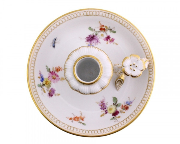 Подсвечник антикварный Meissen Цветы